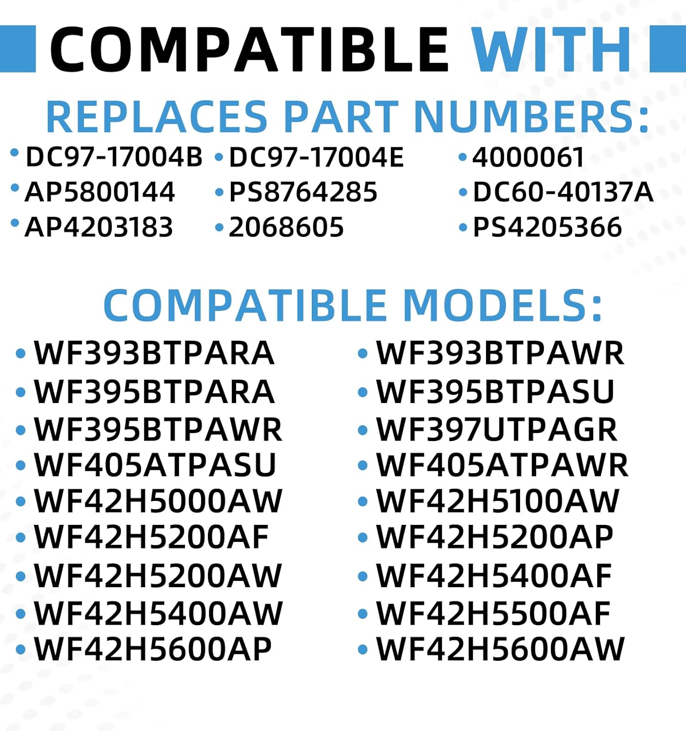DC97-17004B DC97-17004E Washer Flange Shaft Compatible with Samsung Washing Machine Replacement for DC97-17004A DC97-17004C DC97-17004D